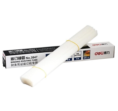 装订铆管(透明)(100支盒)