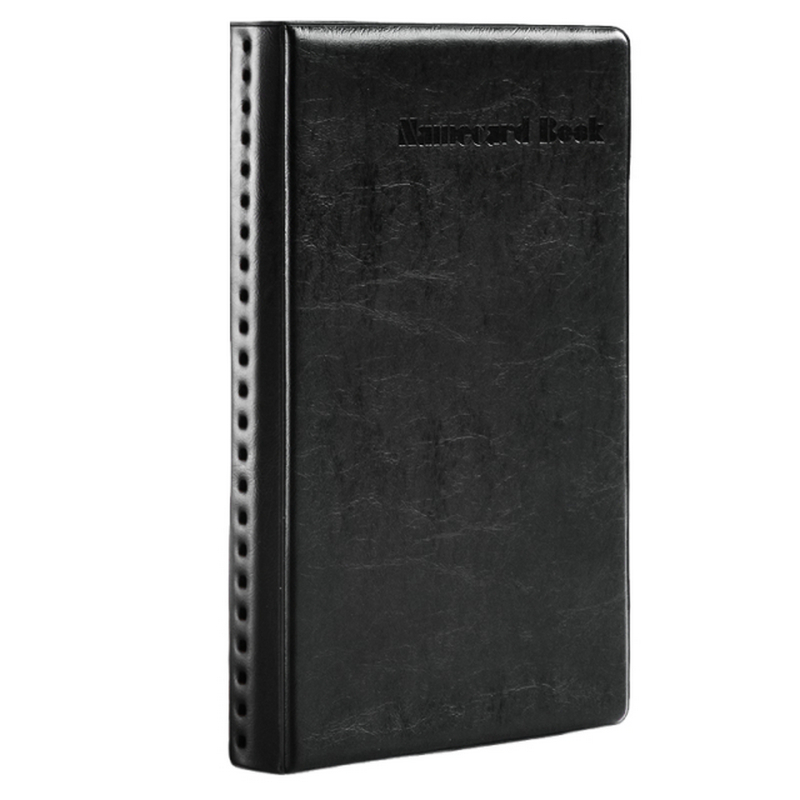 名片册(混)(本)（90袋(180枚)摊开式硬皮名片册）