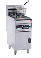 电磁单缸双筛炸炉