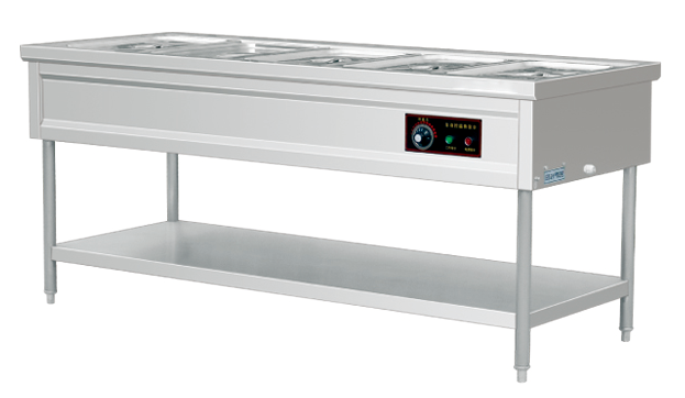 六格数显全自动控制保温售菜台