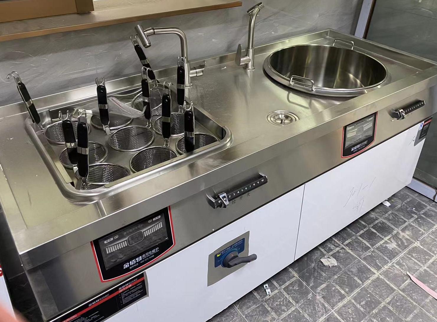 煮面炉连汤桶柜