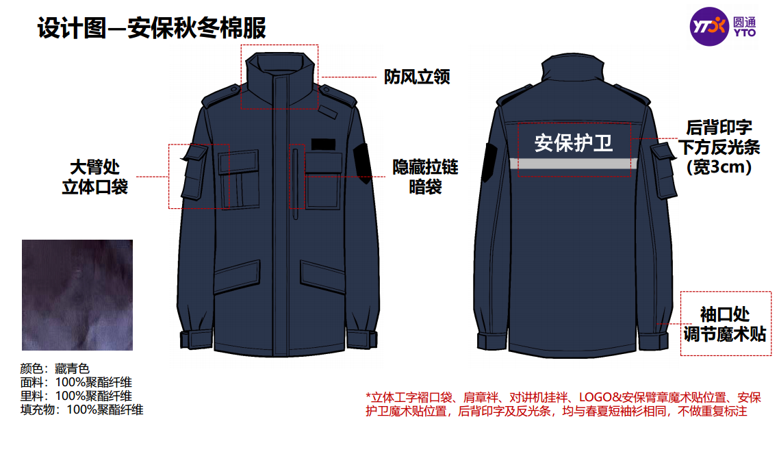 后勤制服——保安大衣（冬款）